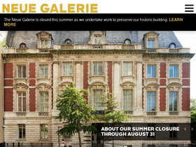 'neuegalerie.org' screenshot