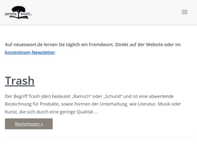 'neueswort.de' screenshot