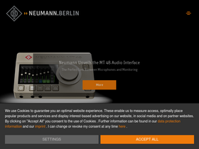 'neumann.com' screenshot