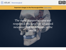 'neurosurgicalatlas.com' screenshot
