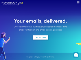 'neverbounce.com' screenshot