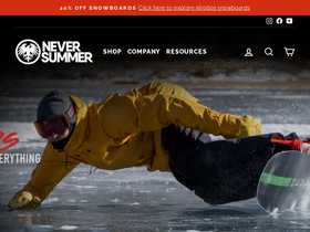'neversummer.com' screenshot