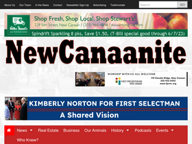 'newcanaanite.com' screenshot
