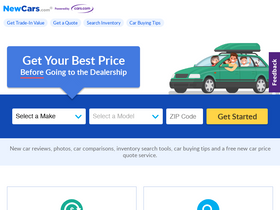 'newcars.com' screenshot