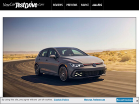 'newcartestdrive.com' screenshot