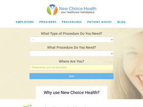 'newchoicehealth.com' screenshot