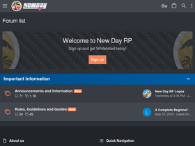 'newdayrp.com' screenshot
