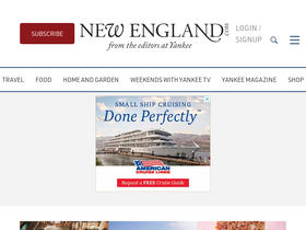 'newengland.com' screenshot
