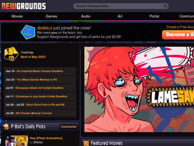 'newgrounds.com' screenshot