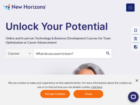 'newhorizons.com' screenshot