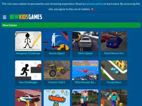 'newkidsgames.org' screenshot