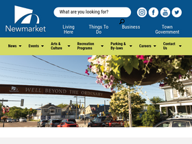 'newmarket.ca' screenshot
