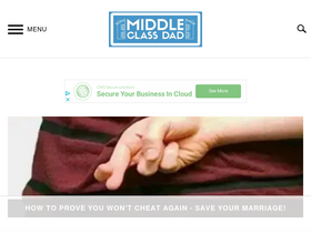 'newmiddleclassdad.com' screenshot