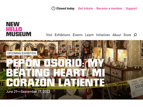 'newmuseum.org' screenshot