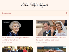 'newmyroyals.com' screenshot