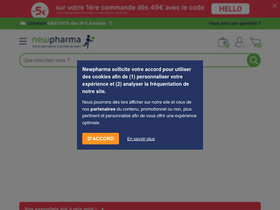 'newpharma.fr' screenshot