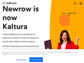 'newrow.com' screenshot
