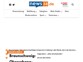 'news38.de' screenshot