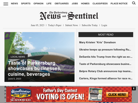 'newsandsentinel.com' screenshot
