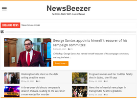'newsbeezer.com' screenshot