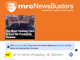 'newsbusters.org' screenshot