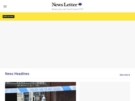 'newsletter.co.uk' screenshot