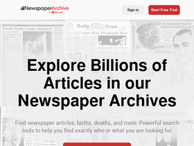 'newspaperarchive.com' screenshot