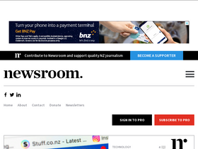 'newsroom.co.nz' screenshot
