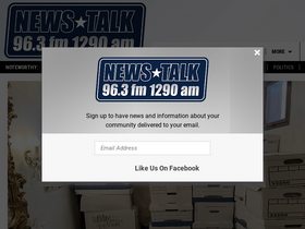 'newstalk1290.com' screenshot