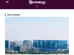 'newstap.in' screenshot