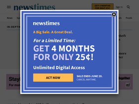 'newstimes.com' screenshot