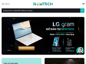 'newtechshop.vn' screenshot