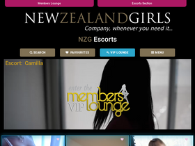 'newzealandgirls.co.nz' screenshot