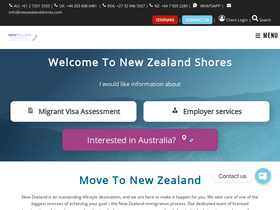 'newzealandshores.com' screenshot