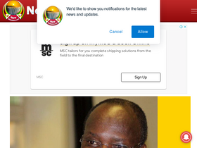 'newzimbabwe.com' screenshot