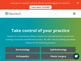 'nextech.com' screenshot