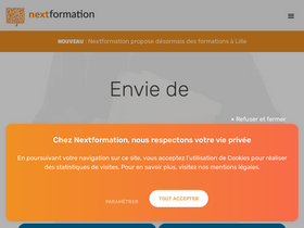 'nextformation.com' screenshot