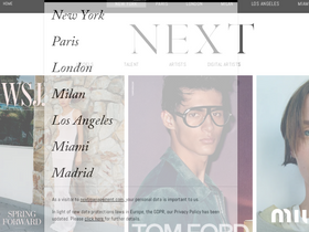 'nextmanagement.com' screenshot