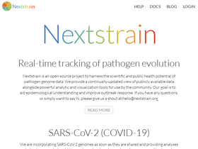 'nextstrain.org' screenshot