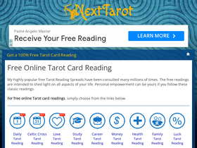 'nexttarot.com' screenshot