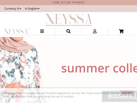 'neyssa-shop.com' screenshot