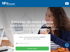 'nfemail.com.br' screenshot