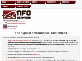 'nfoservers.com' screenshot