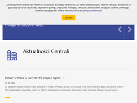 'nfz.gov.pl' screenshot