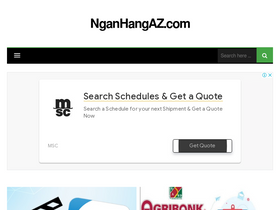 'nganhangaz.com' screenshot
