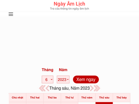 'ngayamlich.com' screenshot