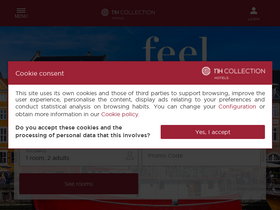 'nh-collection.com' screenshot