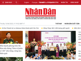 'nhandan.vn' screenshot