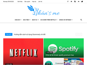 'nhanisme.com' screenshot