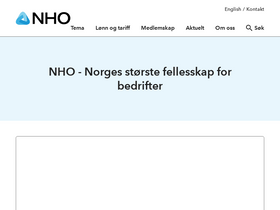 'nho.no' screenshot